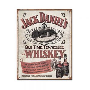 Jack Daniel’s – Old Time Tennessee Whiskey Tin Sign