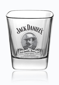 Jack Daniel Cameo Rocks Glass