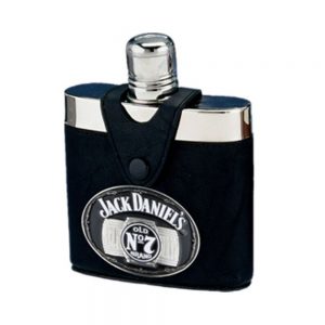 Jack Daniel’s Leather/Badge Flask